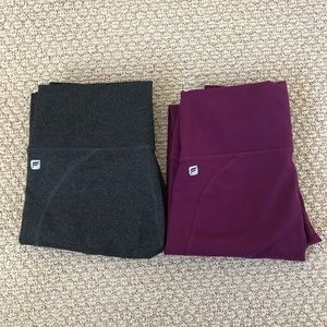 Bundle of 2 Fabletics PowerHold 7/8 Leggings